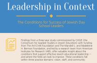 screenshot of the top of the Leadership in Context infographic