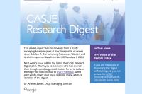 screenshot of CASJE Research Digest Issue #10