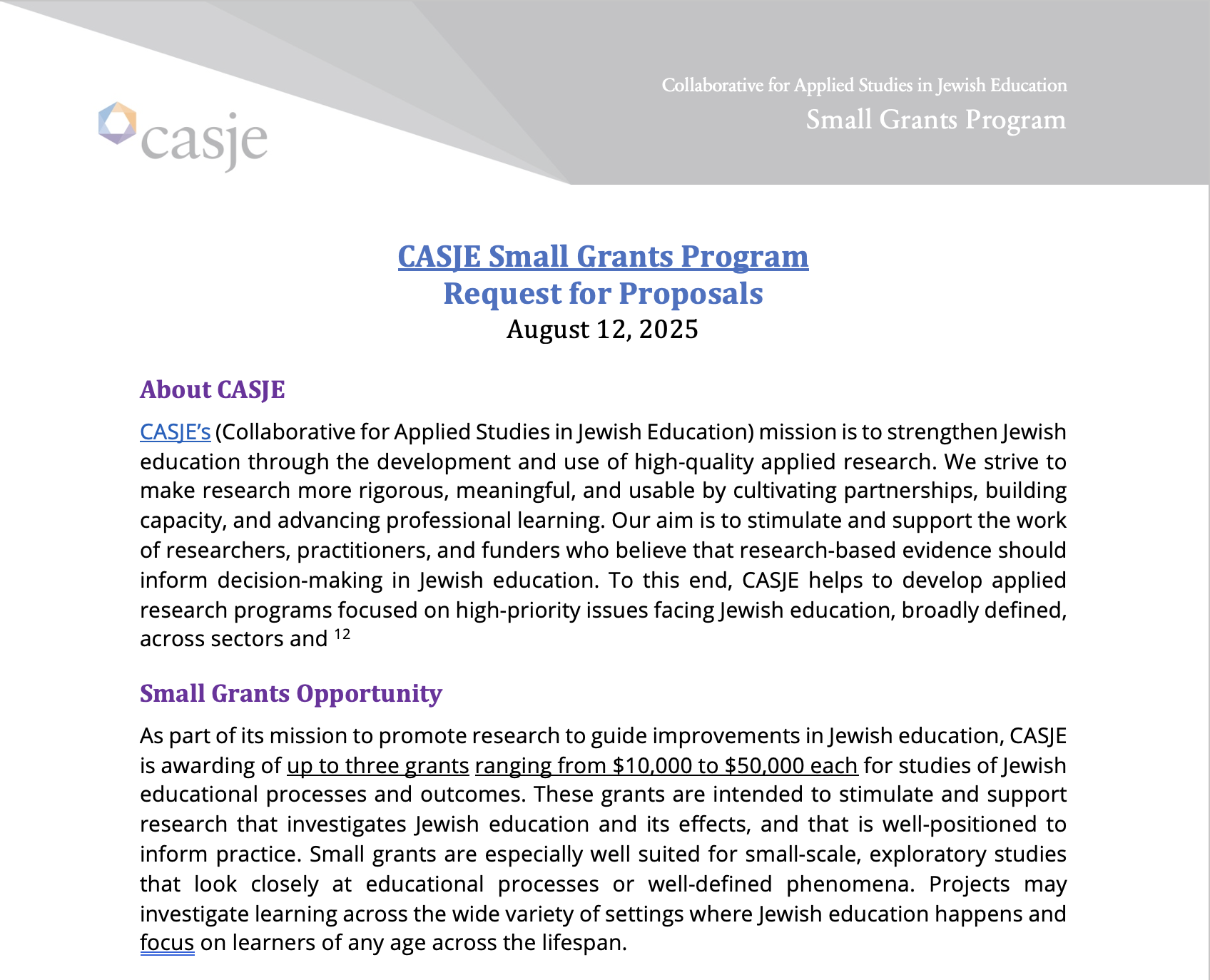 Small Grants Thumbnail