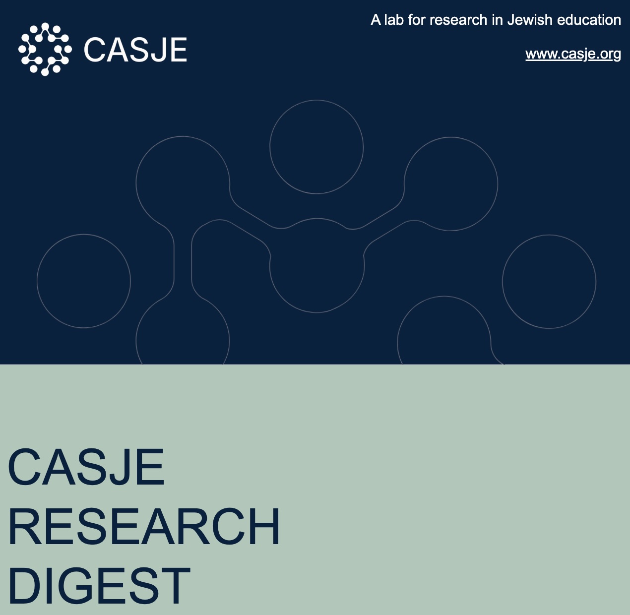 CASJE Research Digest Cover