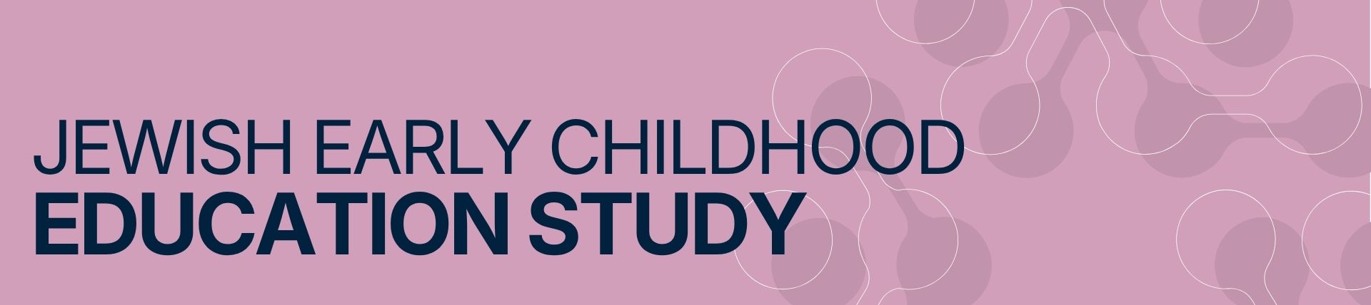 Jewish Early Childhood Education Study
