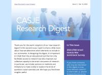 screenshot of Research Digest email