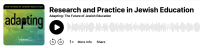 Research and Practice in Jewish Education Podcast thumbnail